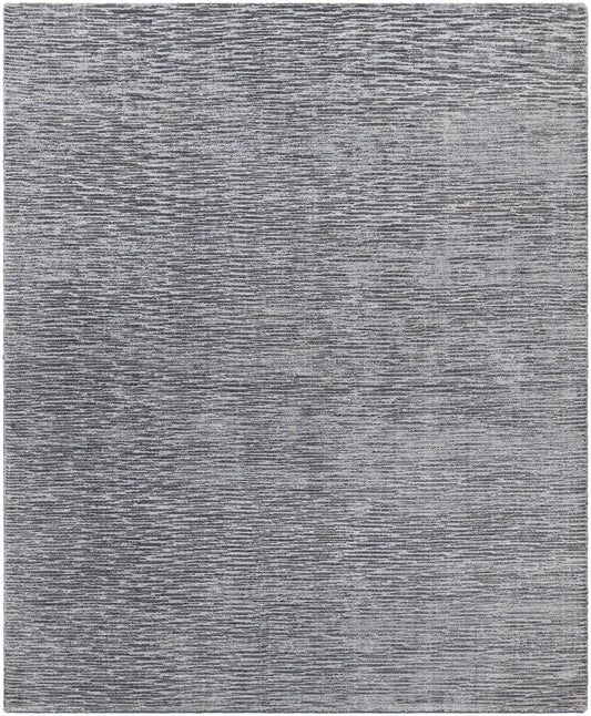 Modern BHS-0077944 Loomed Viscose Gray Textured Area Rug | 4 x 6 KMT0_T9LMO05