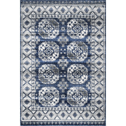 nuLOOM Shea Vintage Blue 10 ft. x 14 ft. Area Rug KJU7_H9ZPX73