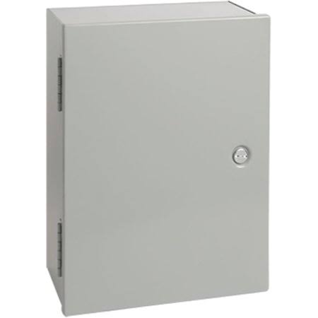 Hoffman A24N24BLP, Medium Type 1 Enclosure, 24.00X24.00X8.62, Steel/Gray OXK5_R4NBY22