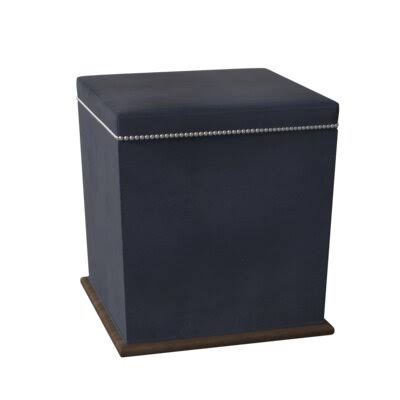 Remy 18x22 Square Cube Ottoman Bernhardt Body Fabric: 5534-444, Leg Color: Mocha WFB8_E2XXN57