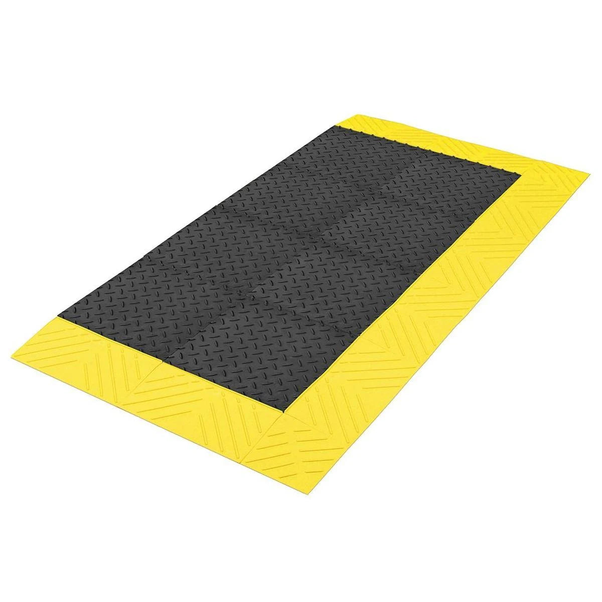 Notrax 621S4272BY Antifatigue Mat,Black,YllwBrdr,3ft6x22x6ft ZVS8_M3XVM35