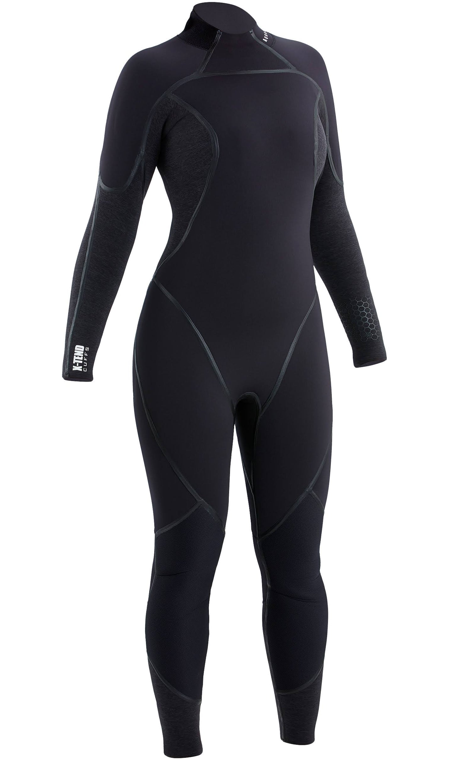 Aqua Lung Womens 5mm AquaFlex Wetsuit Black/Charcoal / 12s NIF8_G7UOL99