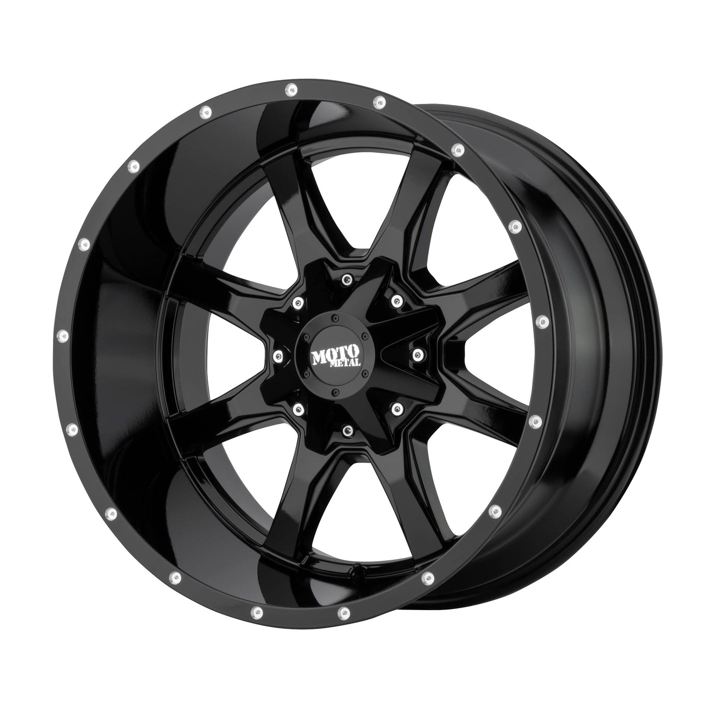 Moto Metal MO970810353A24N - MO970 18x22 Gloss Black Wheel SKS4_S6VOR04