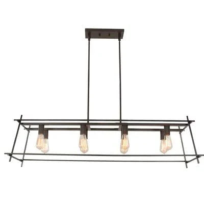 Varaluz Hashtag 8-Light Kitchen Island Pendant AC1560 QNG0_Y3LXL80