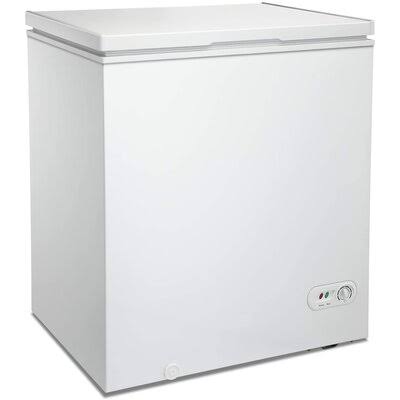 YUKOOL 5 Cu. ft. Chest Freezer with Removable Basket Finish: White D58150W XKE7_H5ZSA20