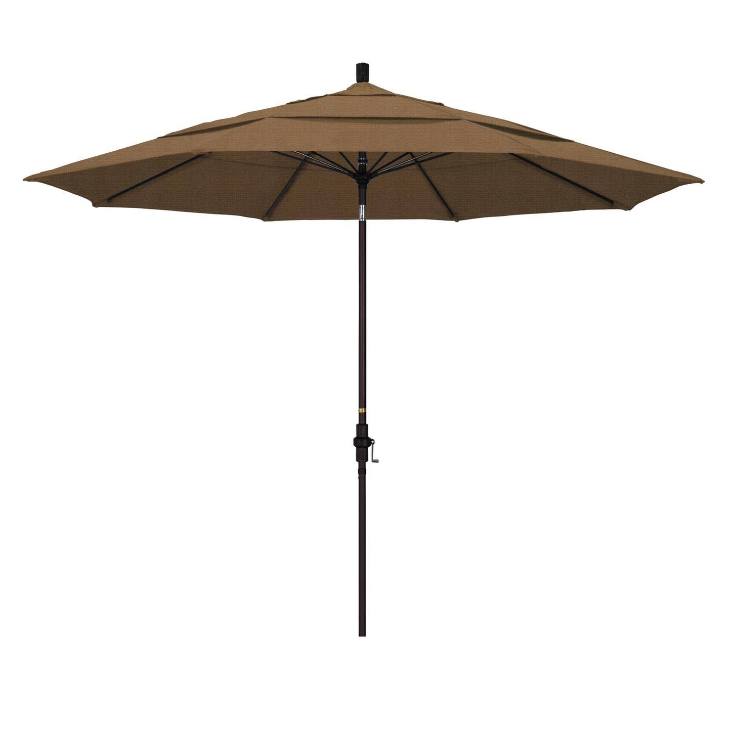 California Umbrella 11 ft. Sun Master Series Aluminum Patio Umbrella Woven Sesame PSQ4_L7QNV37