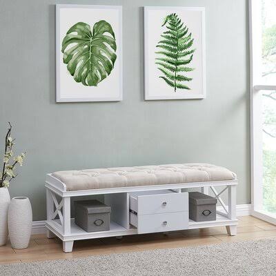 Highland Dunes Broseley Upholstered Storage Bench YOP8_I4BYM55