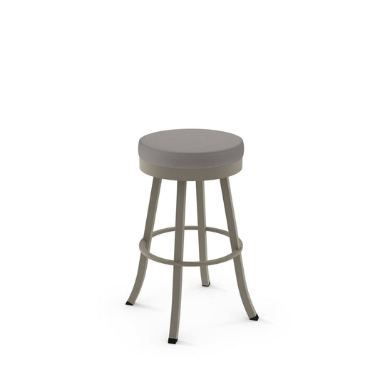 Amisco Logan 26 in. Swivel Counter Stool, Gray KBY1_M0TSF52