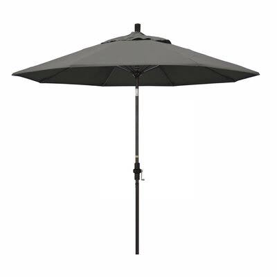 Singleton 9& Market Sunbrella Umbrella Arlmont  Co. Fabric Color: Charcoal AVC3_Q0PNZ07