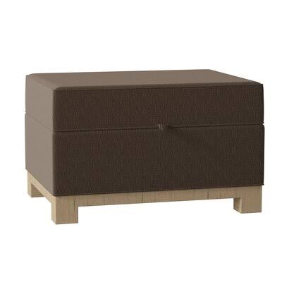 Brandes Storage Ottoman Winston Porter Body Fabric: Key Mocha, Leg Color: Black YHU6_M1RPO81