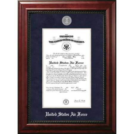 Patriot Frames Air Force Certificate Executive Picture Frame, Silver ZYV2_Z4WJK88