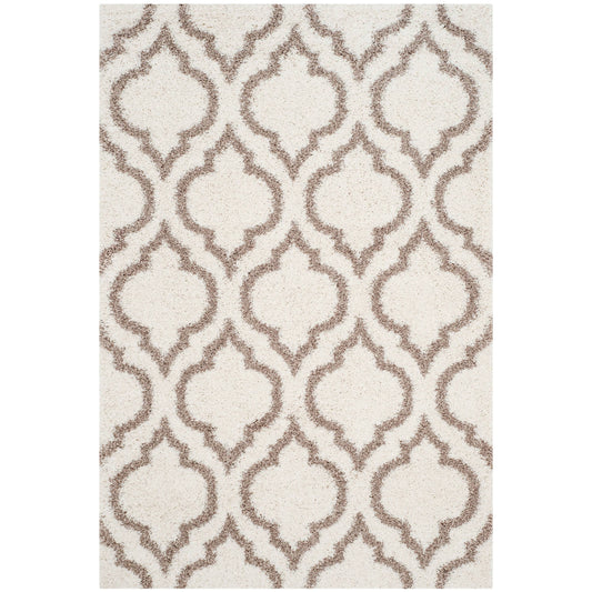 Safavieh Hudson Shag SGH284D Ivory/Beige 9& x 12& Area Rug JVD7_W1DEX08