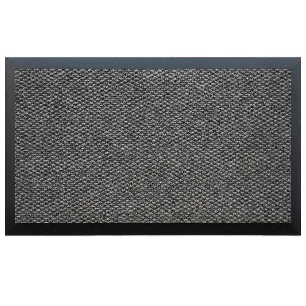 Home  More 14DGY0408 Teton Door/Entry Mat, 4& x 8&, Dark Grey ZXO3_C5BKZ69