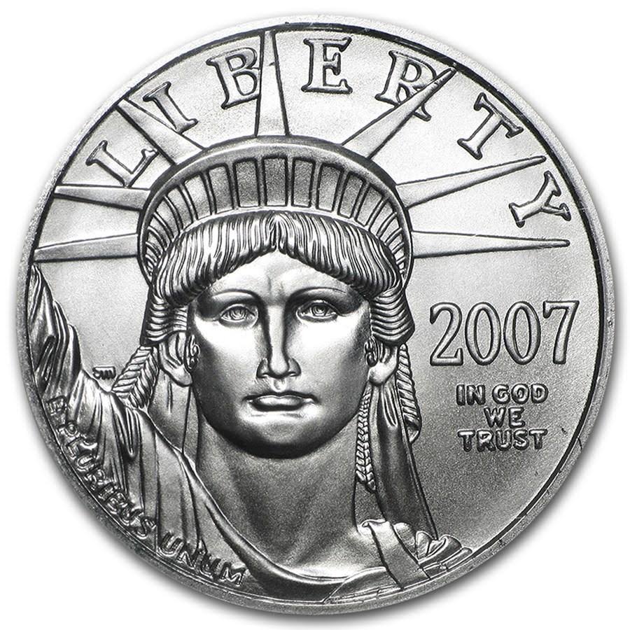 1/2 oz Platinum American Eagle BU (Random Year) by American Heritage Bullion RKP8_H6OPA14