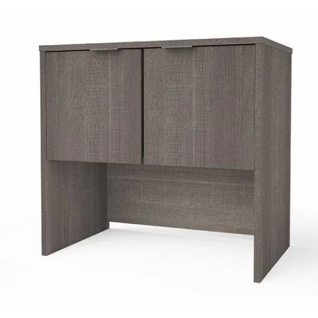 Prattsburgh 28.3x22 H x 30.1x22 W Desk Hutch Brayden Studio Finish: Bark Gray MMT5_G6ZEB55