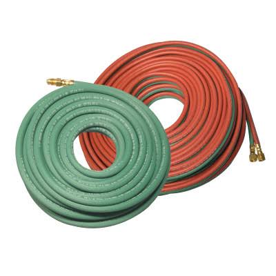 Welding Hose ASSEMBLY, Grade T, 150 ft Length, Twin Line, 3/8 in, Bb Fitting - Best Welds T3/8-TWIN-150-BB RLL2_A4WVQ18