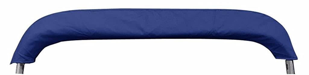 New Pontoon Bimini Top Boat Cover 4 Bow 54 inch H 67 inch - 72 inch W 8 ft Long Navy Blue 101 KJO6_Z8UCQ27