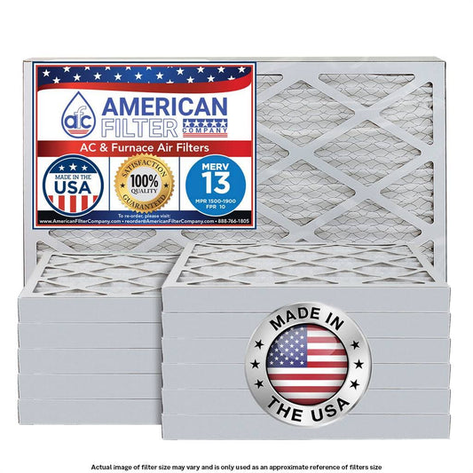 American Filter Company AFC 10x30x2 Furnace / AC / Air Filters MERV 13 (12-Filters) CHI4_B6SGJ35