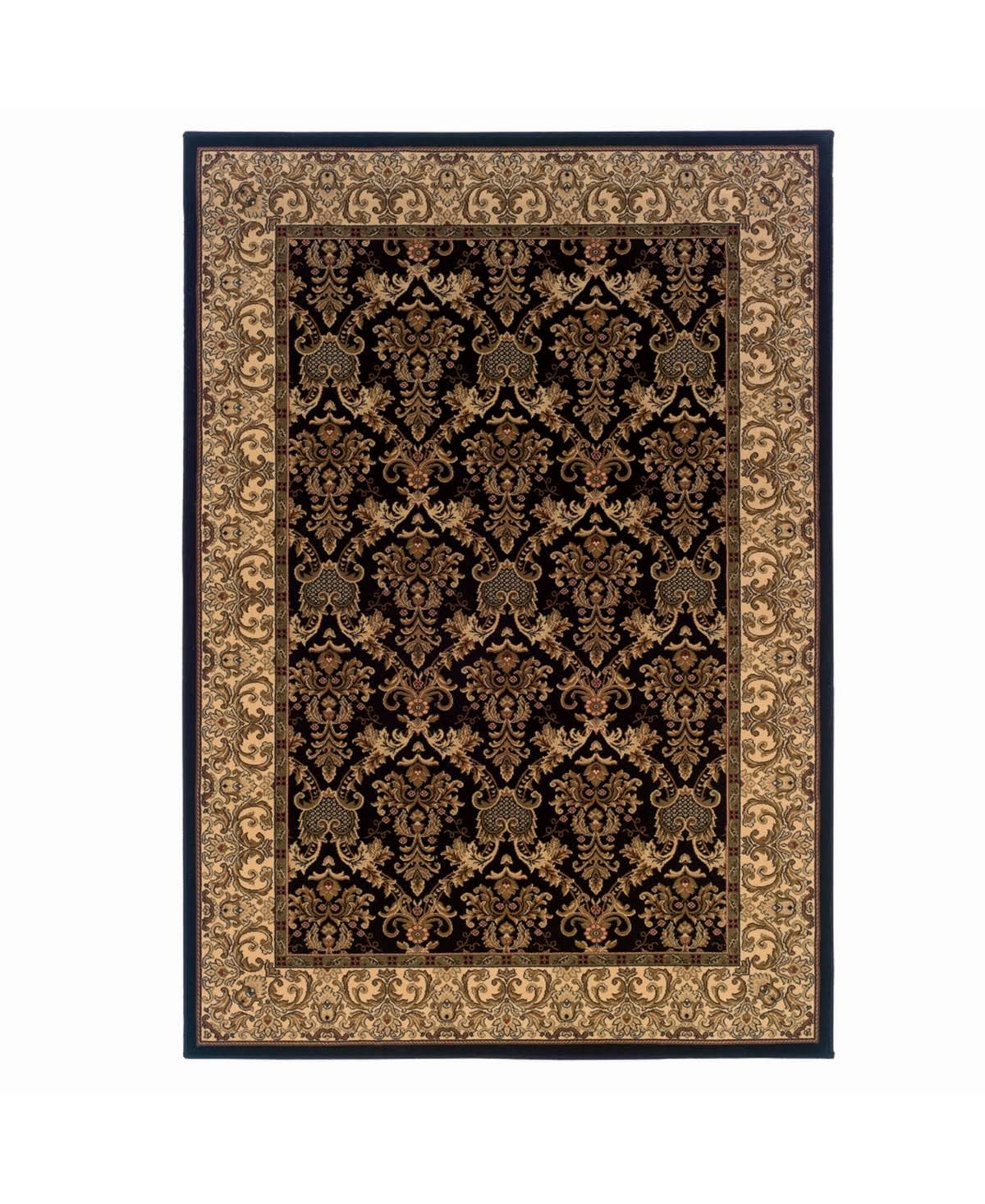 Central Oriental 5614.14.70MEC Radiance Mediterranean 023 Elegant 100 Percent Heavy-Weight Heat Set Polypropylene Rug, Ivory - 7 KNG1_A5RVE17