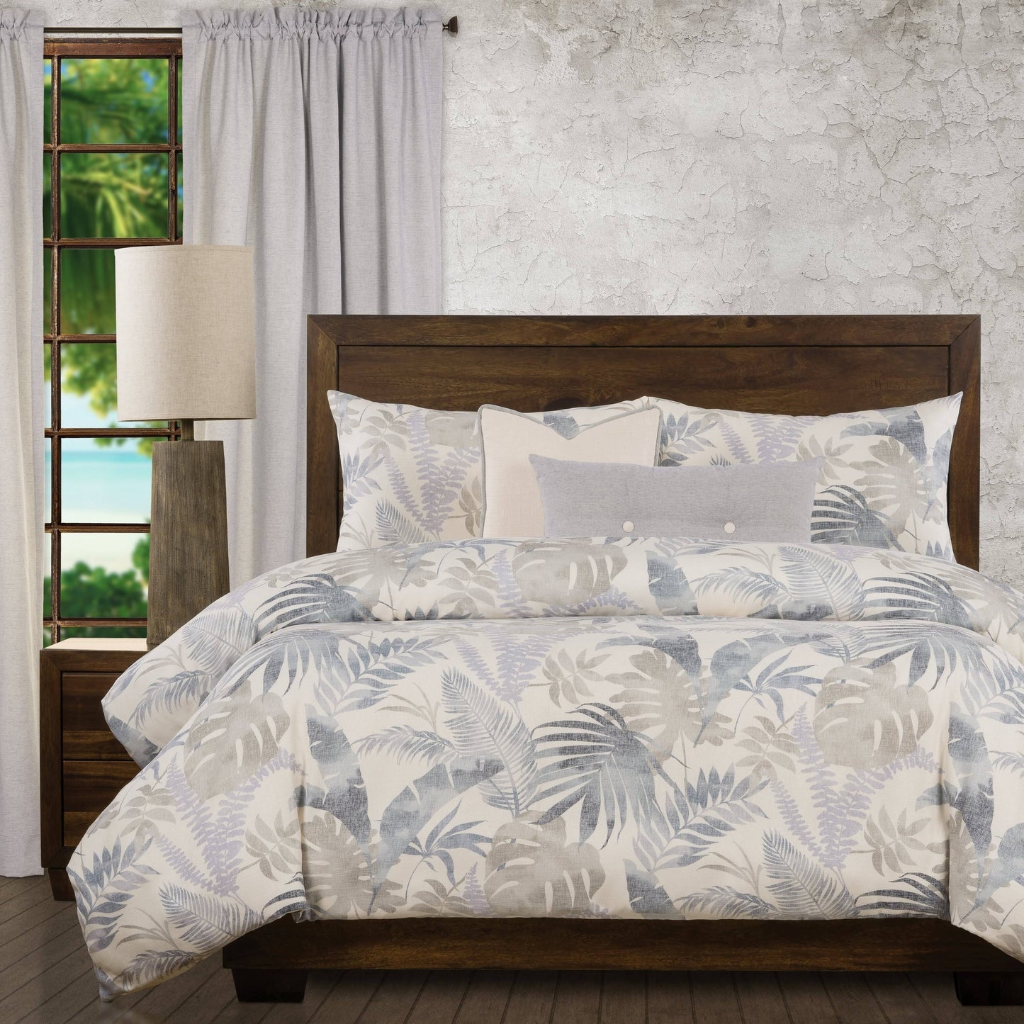 Ernest Hemingway Island Life Tropical 6 Piece Duvet Cover Set with Duvet Insert - Full CYV4_T1XBS80