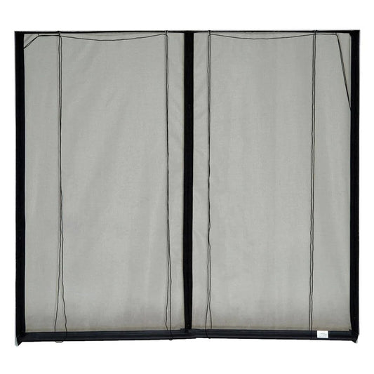 Fresh Air Screens 18 ft. x 7 ft. 3-Zipper Garage Door Screen with Rope/Pull PAH5_W8SFP51