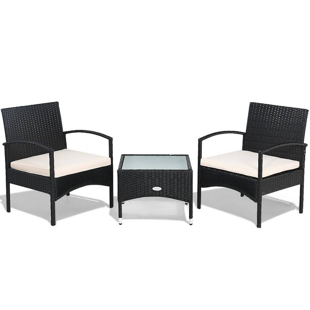 CASAINC 3-Piece Metal Frame Patio Conversation Set with | WF-HW52108 POS5_I1VZE17