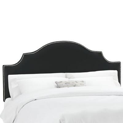 Adora Shantung Upholstered Panel Headboard Greyleigh Size: Queen, Color: Shantung Black QDO4_C7WPD21