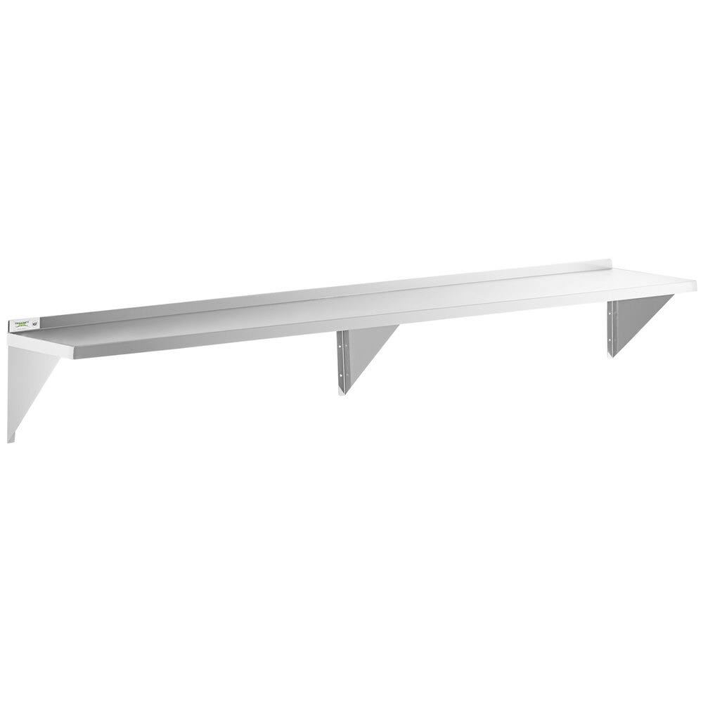 Regency 16 Gauge Stainless Steel 18x22 x 84x22 Heavy Duty Wall Shelf RMG4_K7VHE30