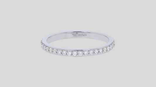 The Lab Grown Diamond Eternity Band Ring in White Gold | Noémie Fine Jewelry | Handcrafted for Lifes Every Moment WPD7_L7WJT07