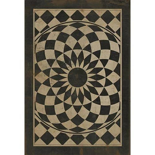 Spicher and Company We&re All Mad Here Vinyl Floorcloth Ships Free 52x22x76x22 SWH0_W9EOC10