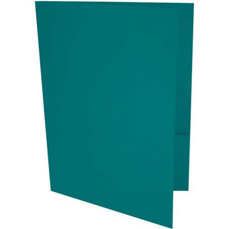 Lux 9 x 12 Presentation Folders 100/Pack, Teal (LUX-PF-25-100) | Quill EZN0_X5XYN71