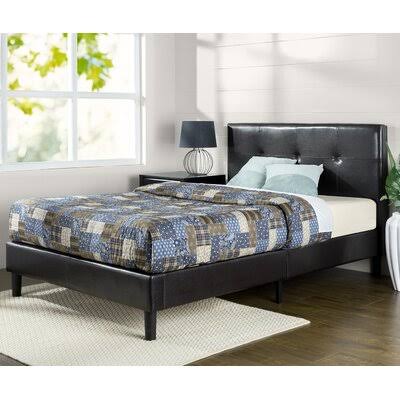 Zinus Stitched Upholstered Platform Bed - Size: King YVM9_X5UUX77