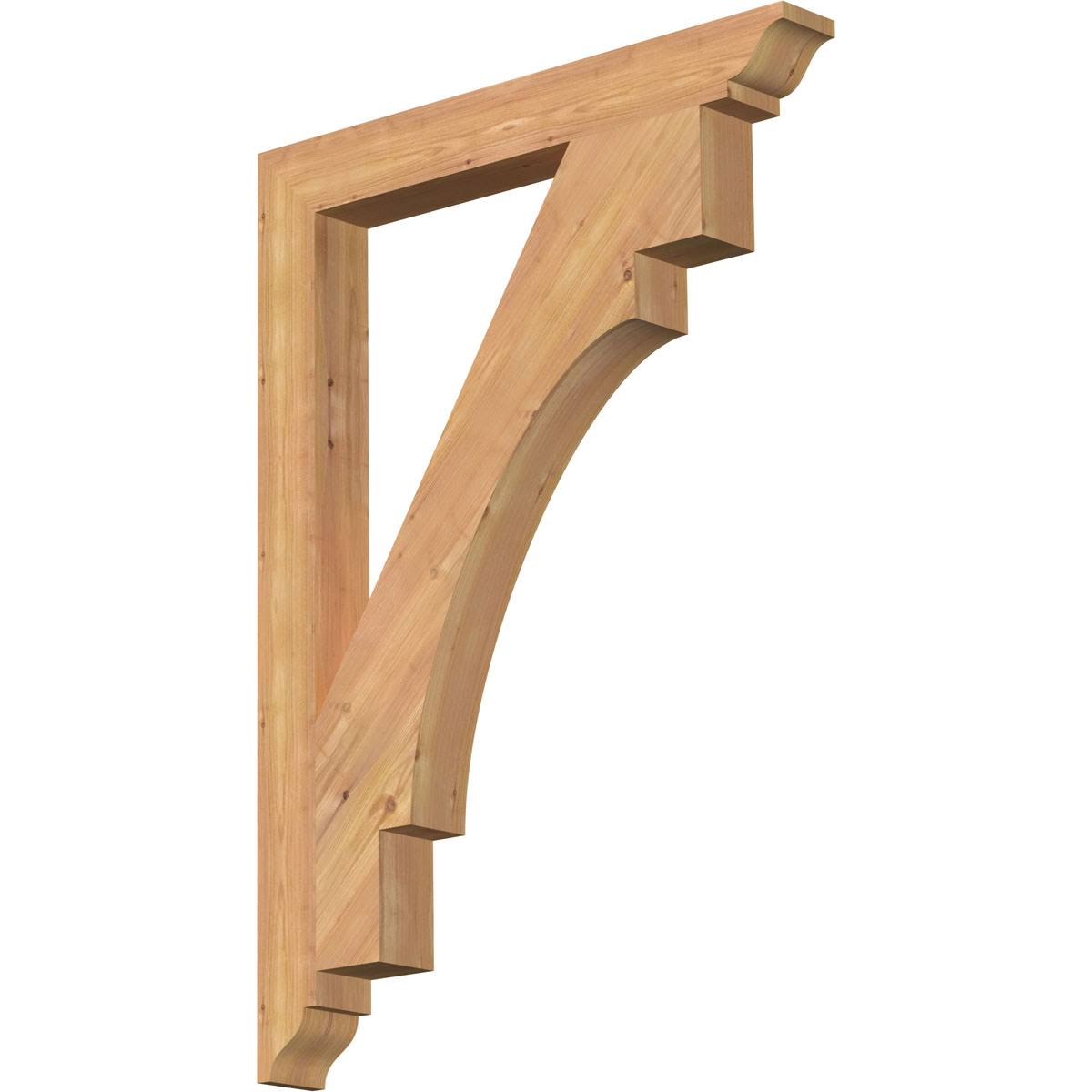 3 1/2x22W x 30x22D x 42x22H Merced Traditional Smooth BRACKET, Western Red Cedar WZX9_D9VSS73