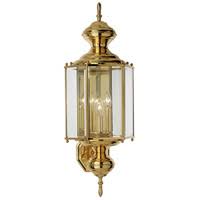 41ELIZABETH 41896-PBCB Rowan 3 Light 25 inch Polished Brass Outdoor Wall Lantern DKY0_R6XHS86