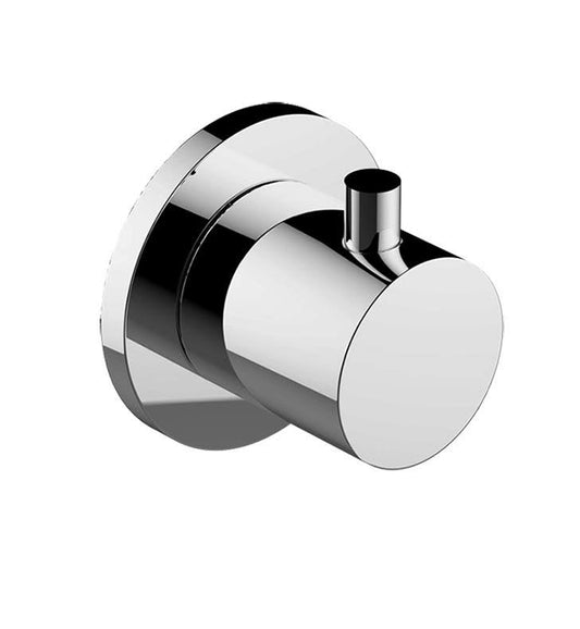 Graff G-8068-RH1-PN-T M-Series Round Two-Way Diverter Valve Trim Plate and Handle in Polished Nickel NPB0_Z6PJX96