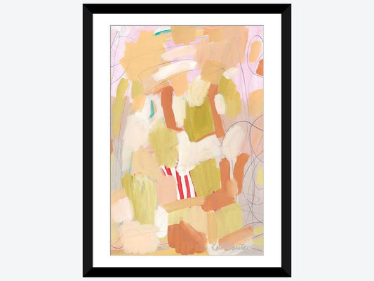 Framed Poster Prints - Skip to My Lou by Kait Robertsstyle u003E Watercolor art) TRB2_O5FSE13