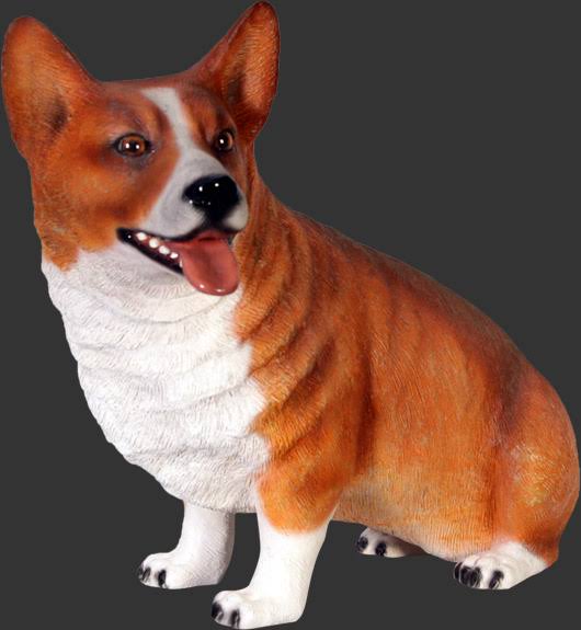 Dog Statue - Corgi - Sitting GZL1_I9QVP64