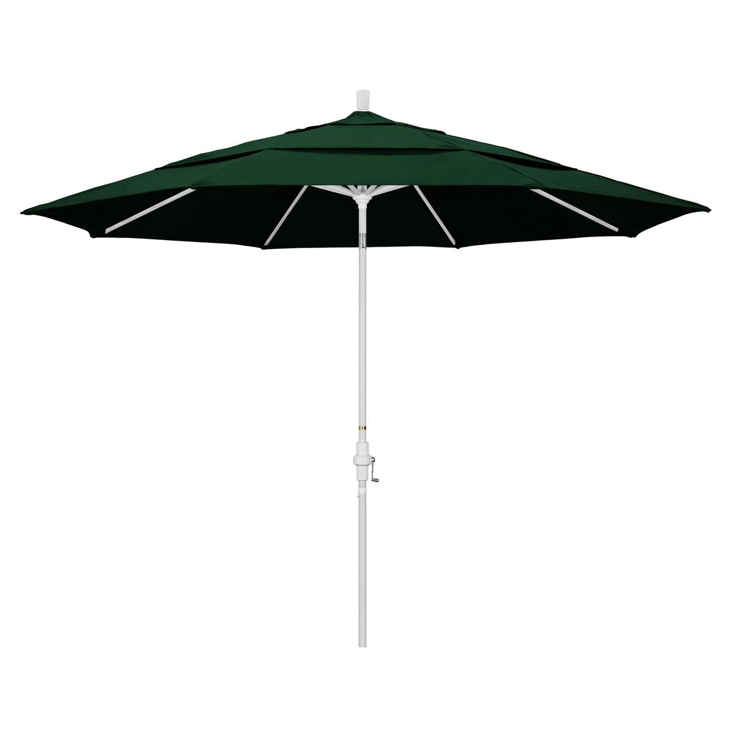 California Umbrella 11 ft. Tahoe Series Aluminum Market Patio Umbrella Hunter Green ZSC2_T4XOH95