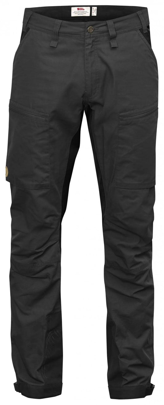 Fjallraven Abisko Lite Trekking Trousers - Mens Dark Grey 52 Waist Long Inseam F82890-030-52 XKO8_C6OTU30