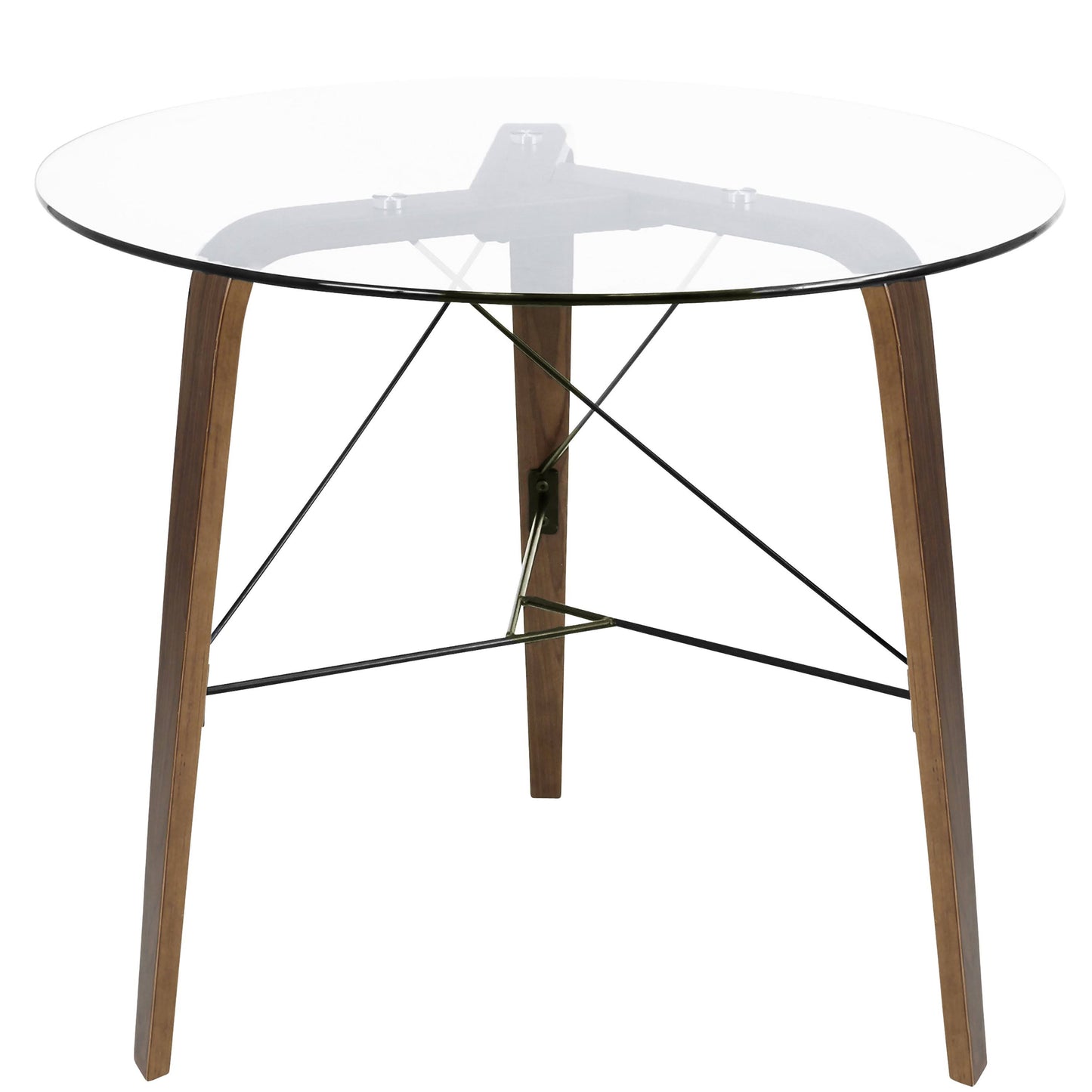 LumiSource Trilogy Table in Walnut DVB5_Z5LVA54