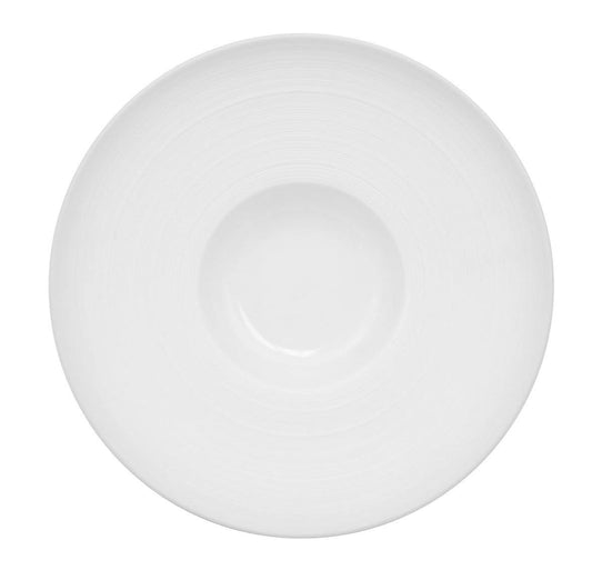 CAC China TST-H8 Transitions 8-Inch 5-Ounce Non-Glare Glaze Super White Porcelain Hat Shape Gourmet Bowl, Box of 24 FGF2_B5IRC73