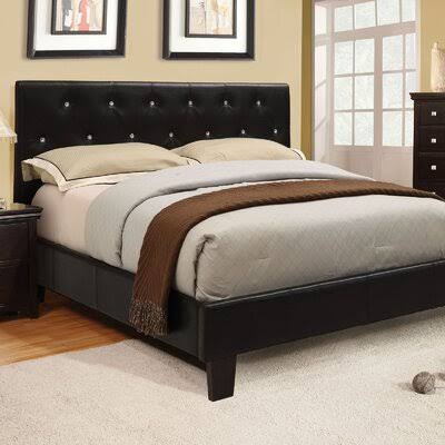 Marcelo Tufted Upholstered Platform Bed Willa Arlo Interiors Size: Queen, Color: Black HLG2_W9EBD41