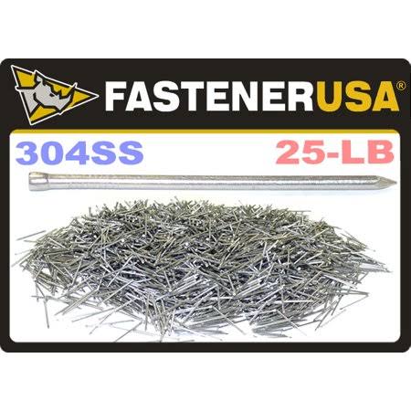 FastenerUSA 3x22 x 11-Gauge 304 Stainless 10D Finishing Nails 25lb MLU3_N1XQR76