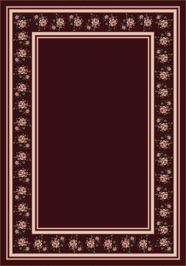 Milliken Design Center Rosalie 10006 Garnet II 5&4x22 x 7&8x22 Rectangular Area Rug KFX9_C2OUN62