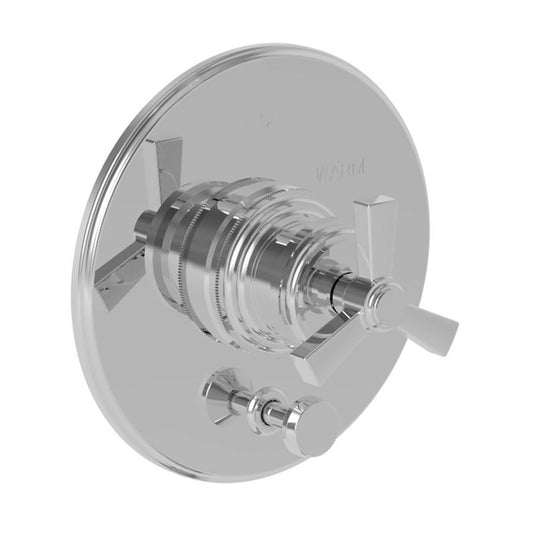 Newport Brass 5-1602BP/26 Balanced Pressure Tub  Shower Diverter Plate with Handle Polished Chrome Miro DVD2_P3NSY08