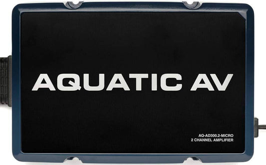 Aquatic AV Marine 2 Channel Harley Amplifier Max 300W AQ-AD300.2-MICRO TVP3_C7KKS02