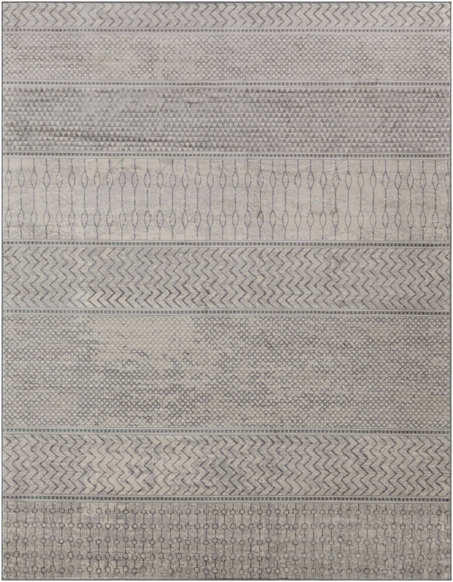 Bingham 7&10x22 x 10&3x22 Modern Moroccan Bohemian Farmhouse Area Rug - Hauteloom BDI1_Q4LPU57