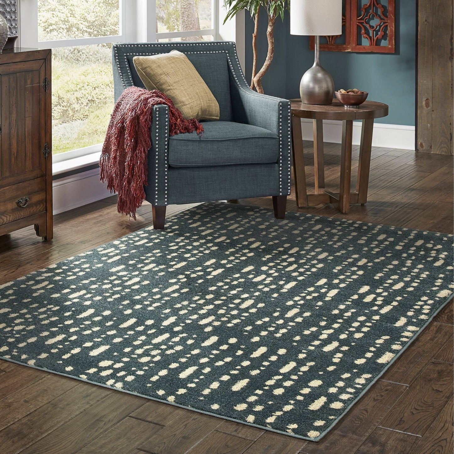 Carbon Loft Dulaney Dappled Light Blue and Ivory Area Rug - 6&7x22 x 9&2x22 YCL6_N8KKR00