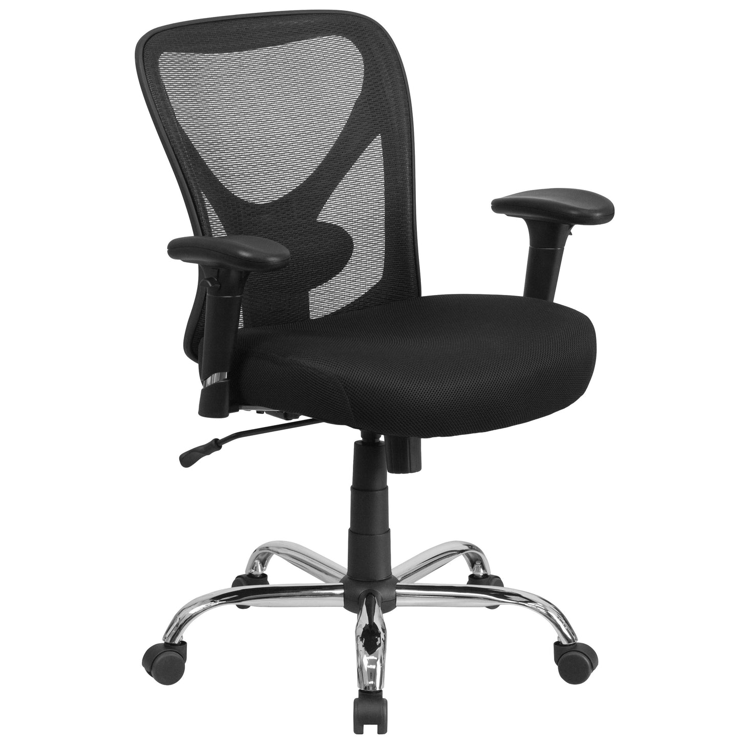 Big  Tall 400 lb. Rated Mesh Swivel Ergonomic Task Office Chair NPF5_A2ITP58