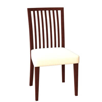 Tylor Slat Back Side Chair Corrigan Studio Upholstery Color: Spectra, Frame Color: Harvest QZD5_U6GUL29